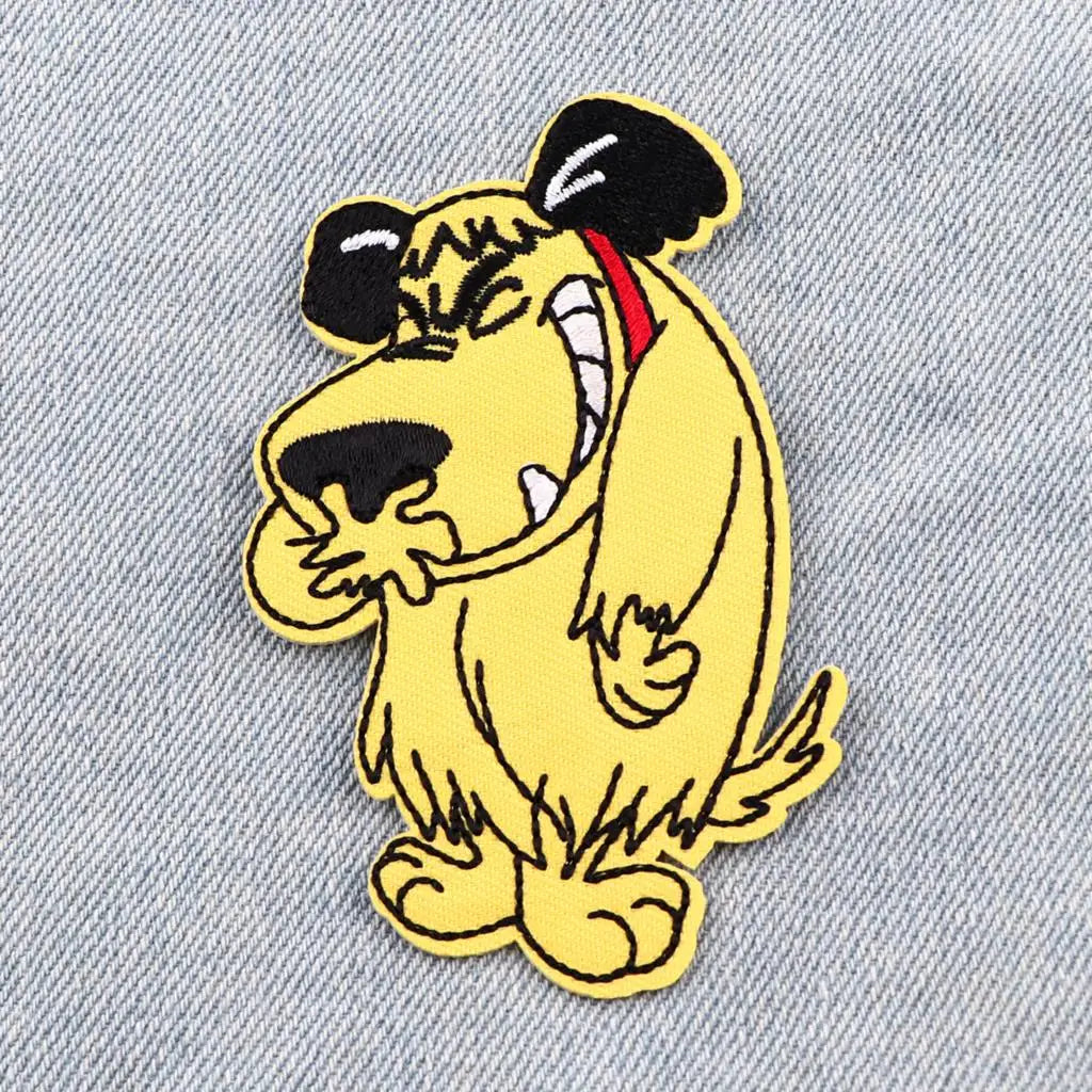 Funny Dog Embroidery Patch Cartoon Animal Patch Cute Iron On Patches For Clothing Patches On Clothes Jeans Sew Stickers