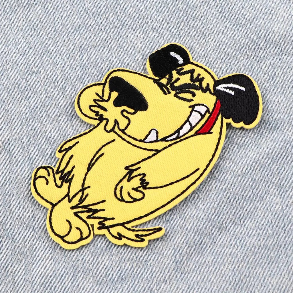 Funny Dog Embroidery Patch Cartoon Animal Patch Cute Iron On Patches For Clothing Patches On Clothes Jeans Sew Stickers