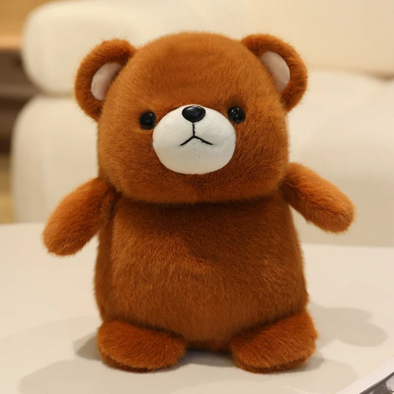 22CM Kawaii Cartoon Forest Animal Koala Hippopotamus Monkey Stuffed Animal Plush Toy Children's Raccoon Fox Handmade Doll Gift