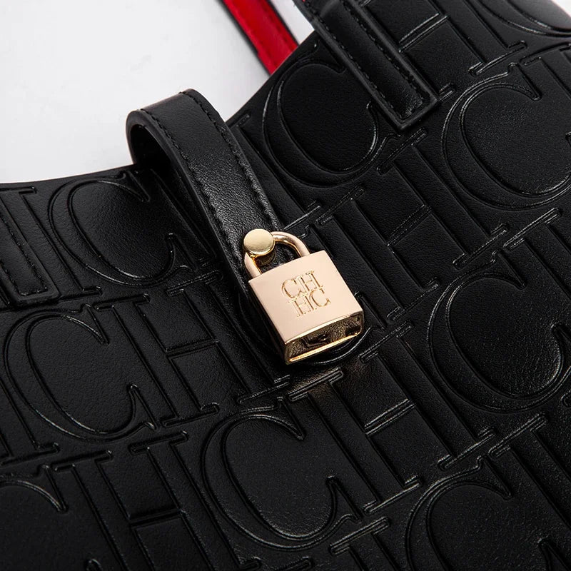 Embossed Pattern Leather Bag, Casual Messenger Bag, Women Fashion, Luxury Design