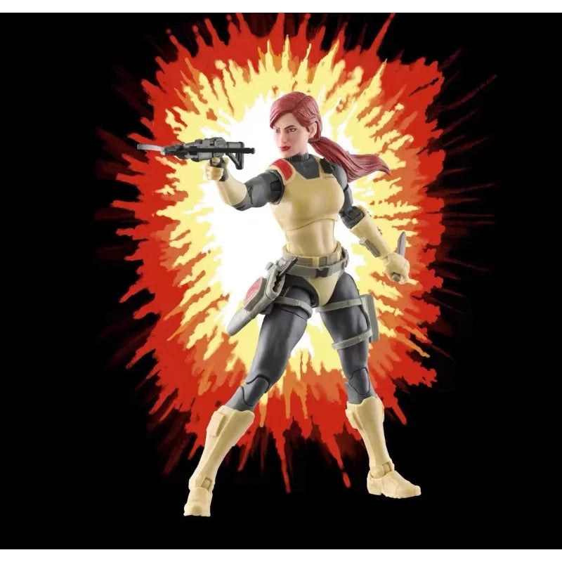 Original Hasbro G.I. Joe GI Joe Classfied Series Retro Cardback Scarlett Action Figure Collection Toys Ornaments