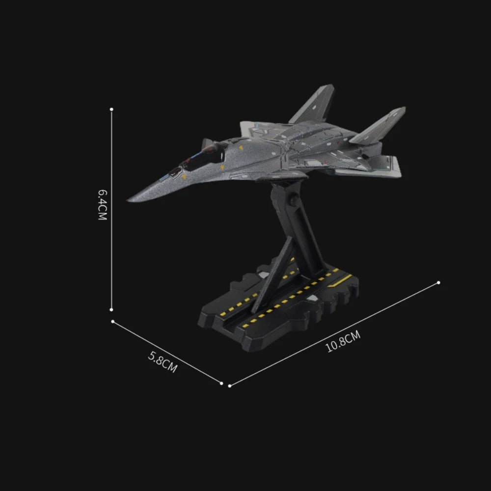1:50 1:144 Bai Di Aerospace Fighter Model Alloy Diecast Toys Car Bracket Head Can Rotate Metal Body Exquisite Models Collection