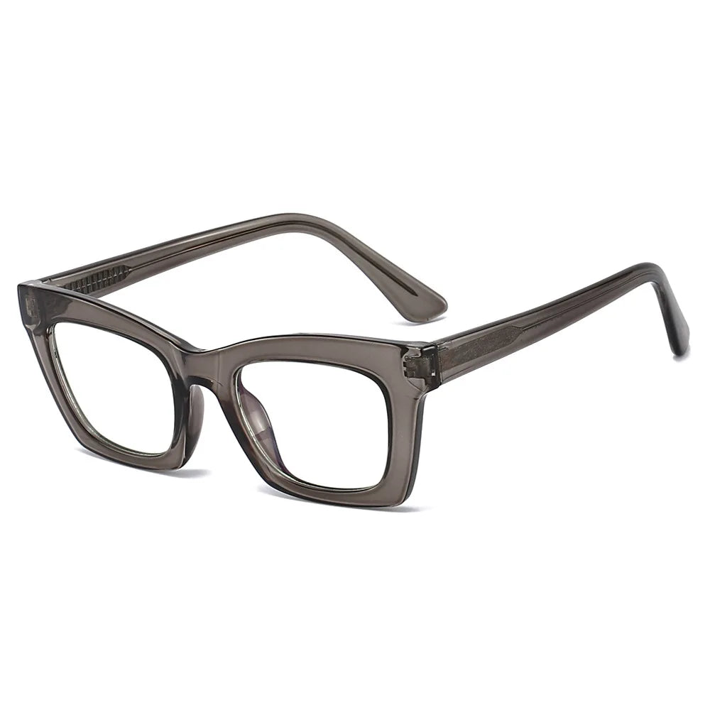 JNPCXI New Retro Square Rivets Anti-Blue Light Glasses Women Quality Frames Optical Eyeglasses Men Prescription Glasses