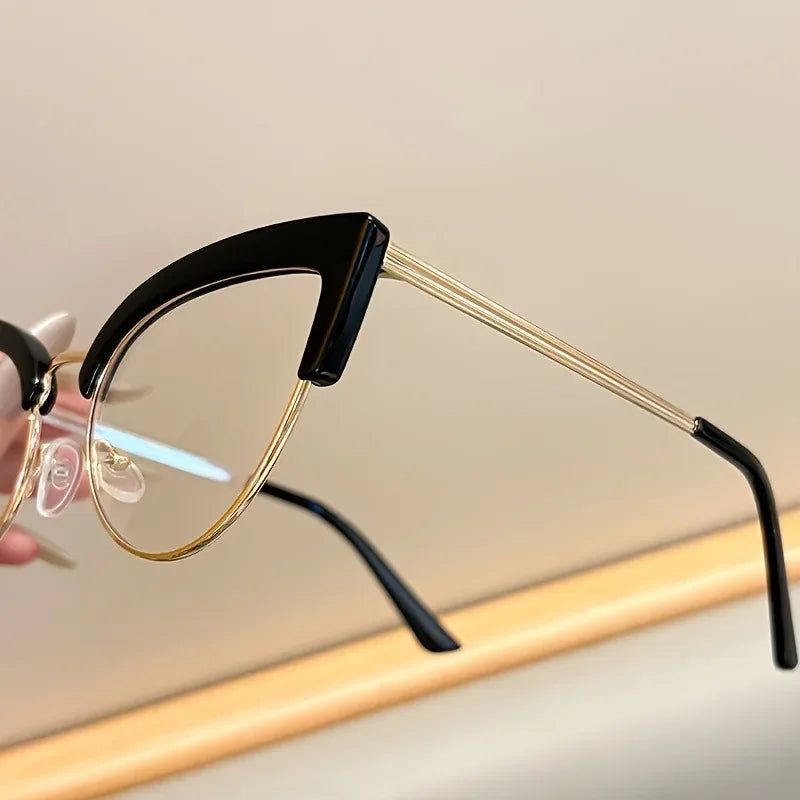 2 Pieces of Classic Cat Fashion Glasses, Suitable for Men and Women To Wear