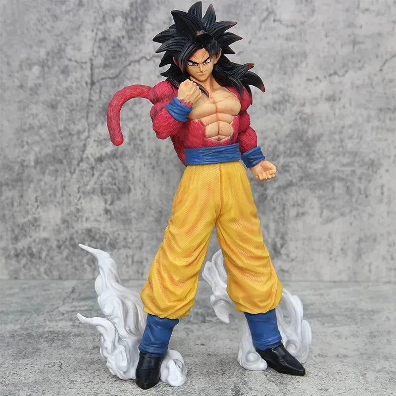 29cm Dragon Ball Super Vegeta Figures SSJ4 Goku Action Figures Super Saiyan Anime PVC Model Collection Toys