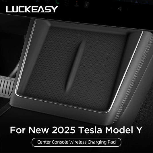 Non-Slip, Tesla Model Y Juniper/ 2025 Anti-skid Pad Wireless Charging Car Phone