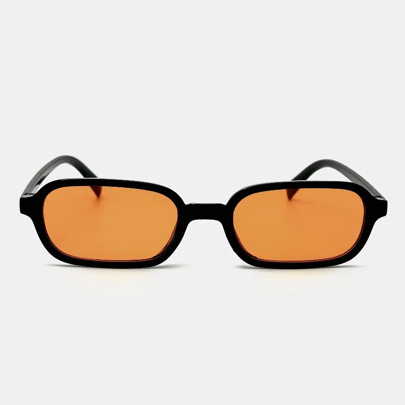 6PCS Women's Rectangular Frame Sunglasses Set with Simple and High Quality, Minimalist Style