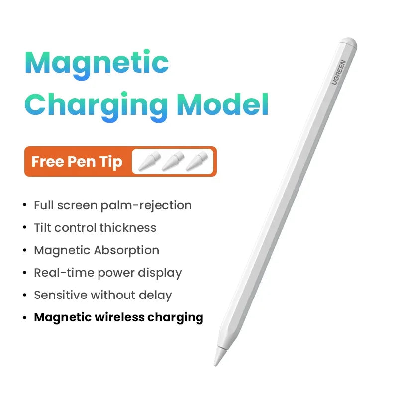 Stylus Pen Tilt  Apple Pencil, Bluetooth Magnetic Wireless Charging Long Battery