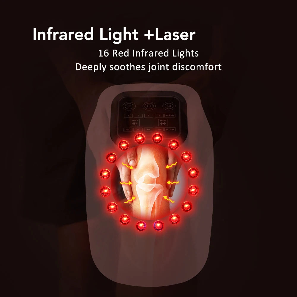 1/2pcs Thermal Knee Protector for 3in1 Elbow Shoulder Vibration Infrared Knee Massage Device Hot Compress Knee Support Brace New