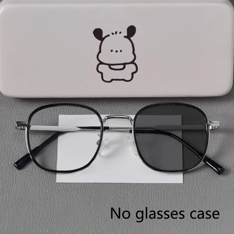 Unisex Students Can Easily Match These High-quality Polygonal Clear Glasses That Protect Against Blue Light