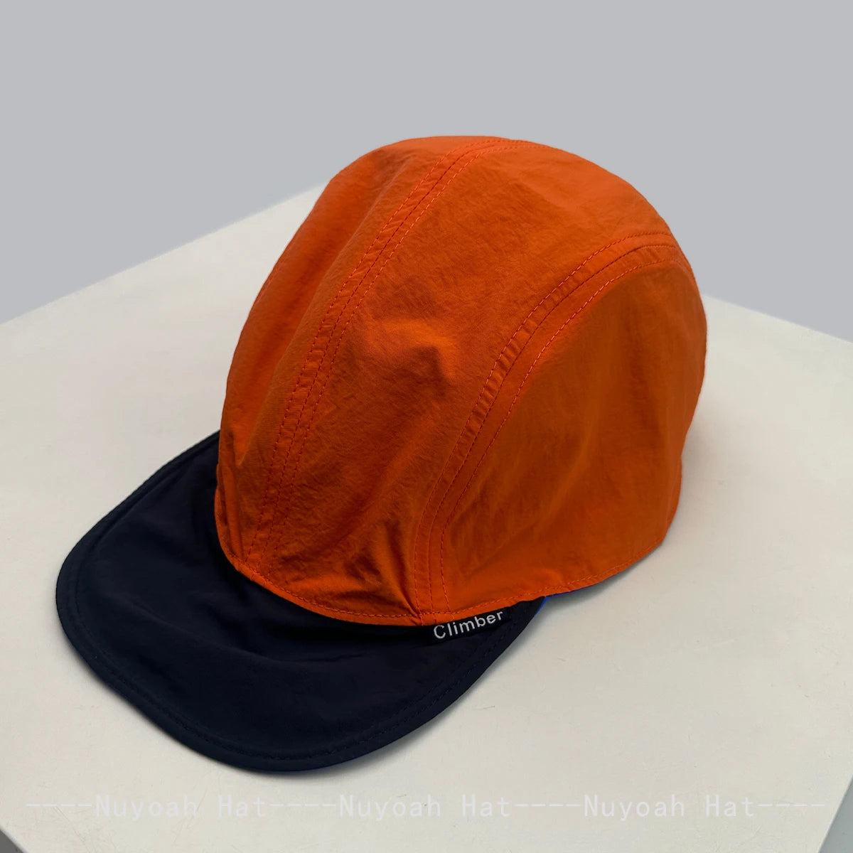 New Men Women Quick Drying Korean Letters Baseball Hats Sunshade Color Block Breathable Double-sided Wear Peaked Caps Versatile