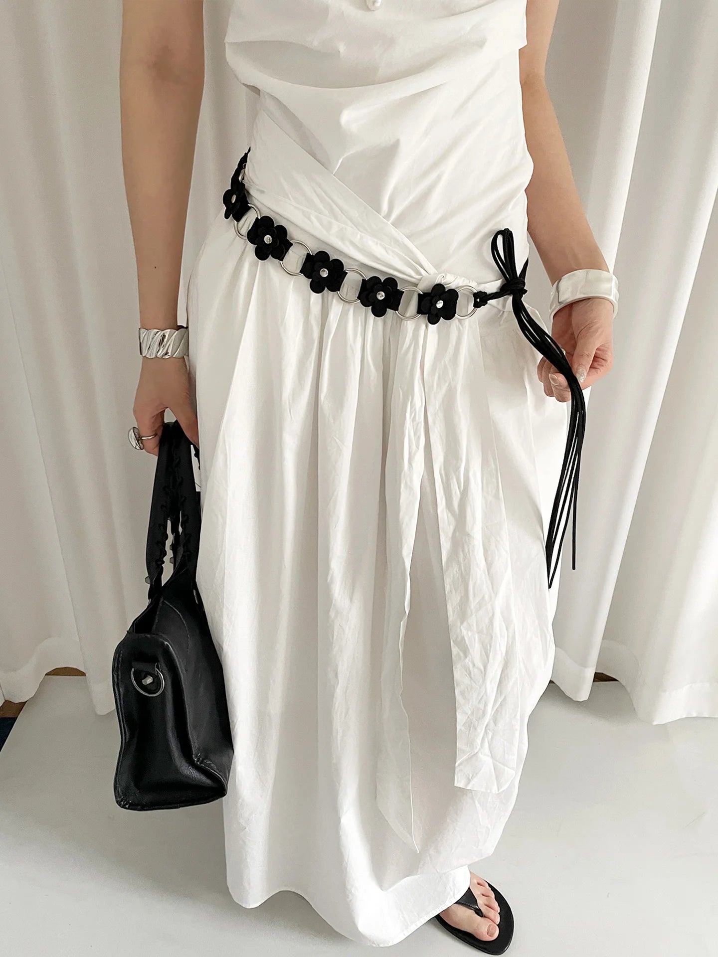 Bohème Ethnic Floral Waist Belt For Women High-End Dress With Jeans Waist Rope