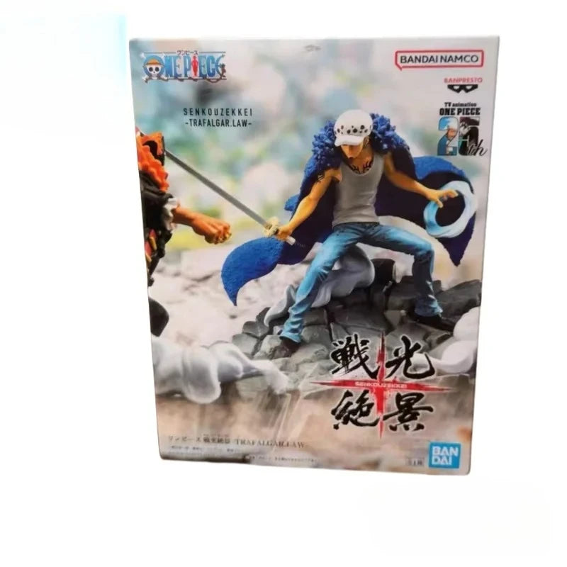 【IN STOCK】Original Banpresto Senkouzekkei One Piece Trafalgar D. Water Law 13cm Figure PVC Collectible Model Toy Gift