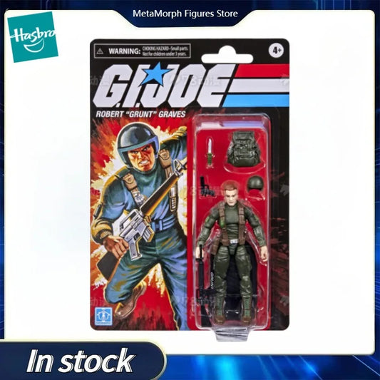 Original Hasbro G.I. Joe Classified Series Retro Collection Robert “Grunt” Graves Anime Figures Toys Models Collection