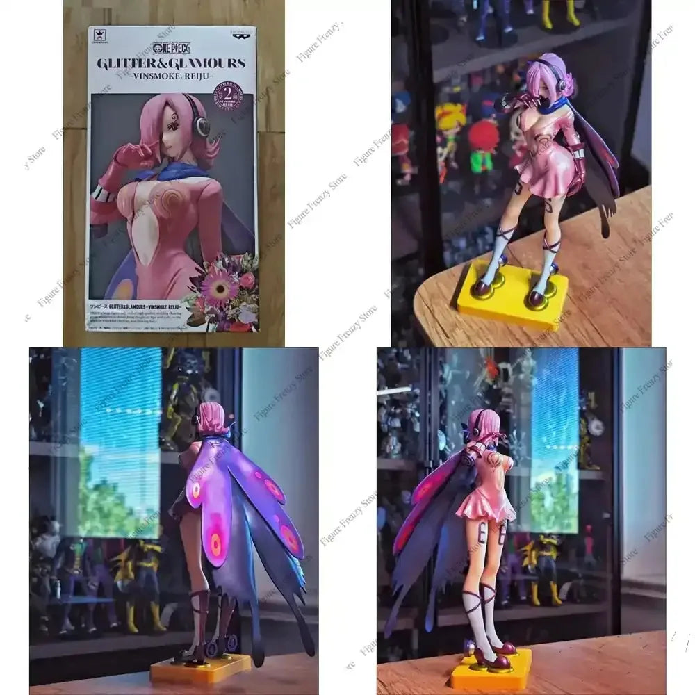 Special Offer Fast Shipping PVC Figure for Bandai Banpresto One Piece Peripheral Chronicle G&G Vinsmoke Reiju Anime Mol