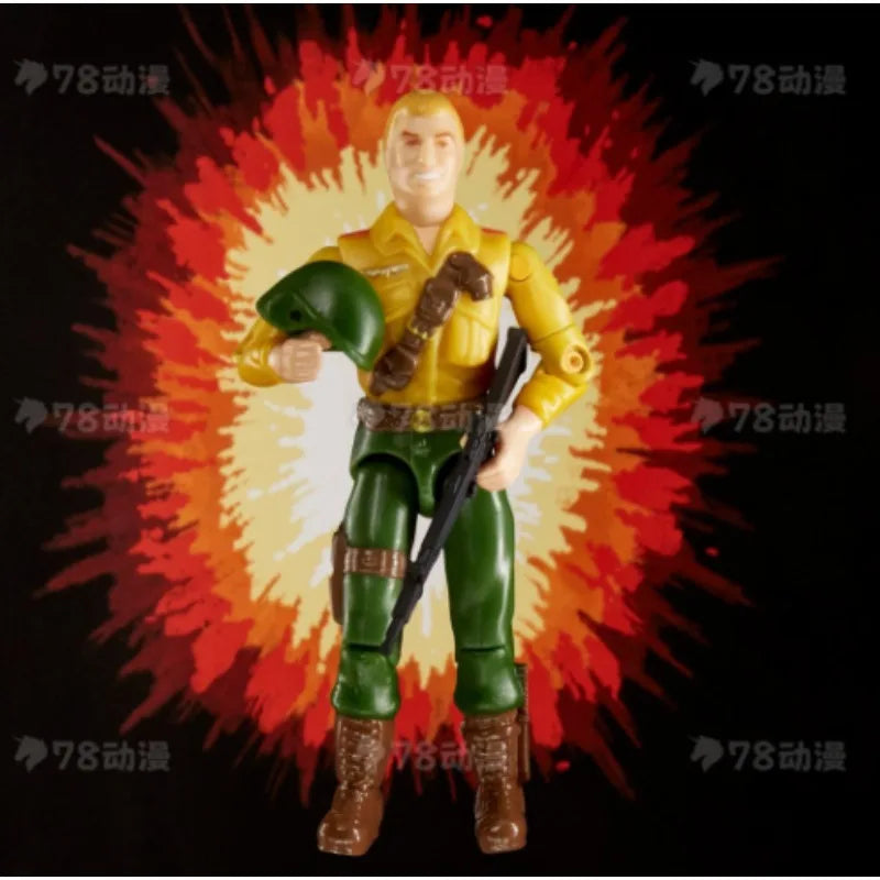 Original Hasbro G.I. Joe Classified Series Retro Collection Duke Vs. Cobra Commander Anime Figures Toys Models Collection