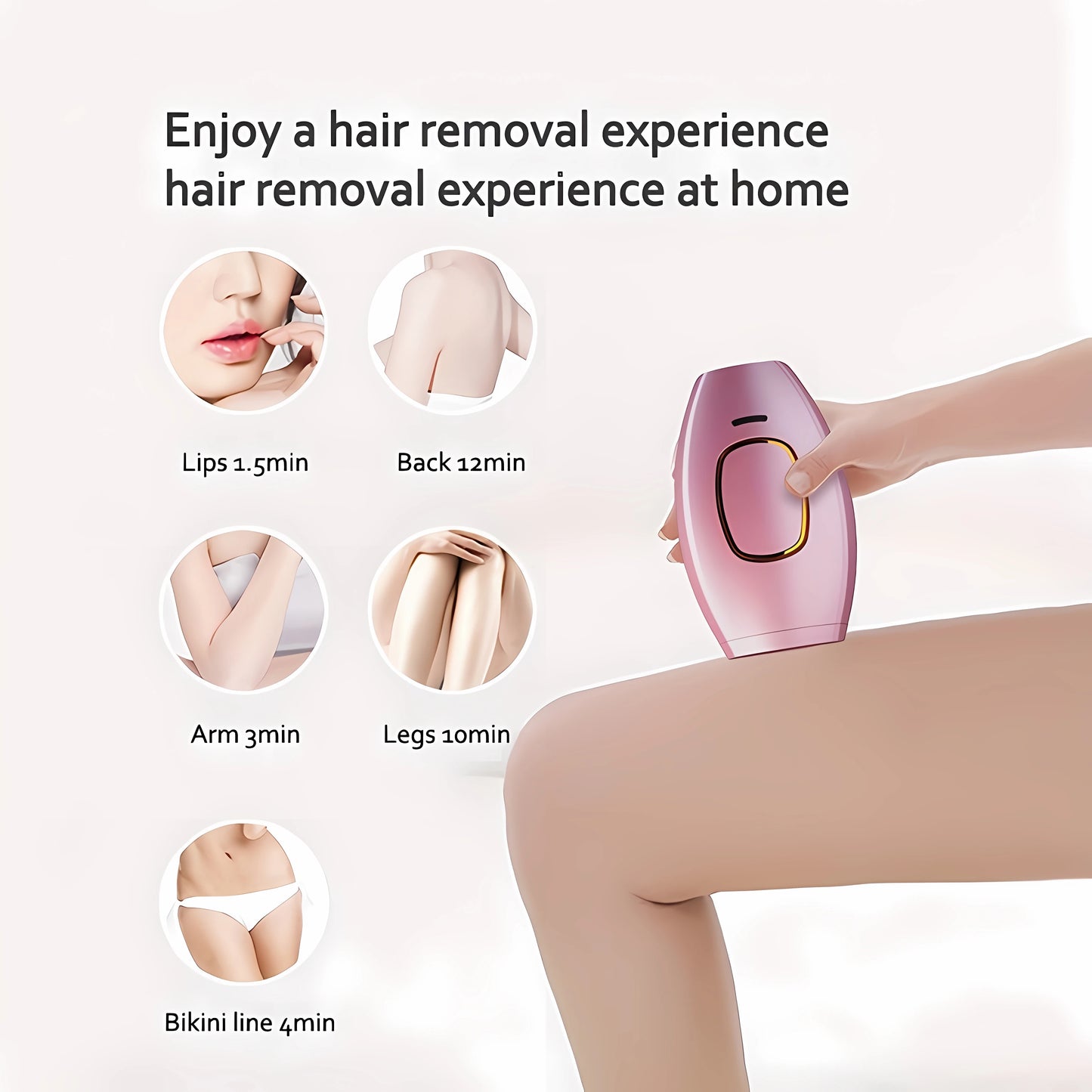 Mini Handheld 999999 Flashes Laser Hair Removal Device Painless Personal Care