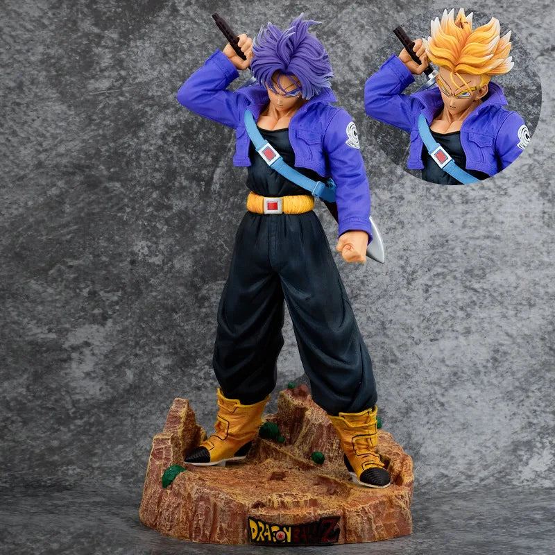 23CM/9" Dragon Ball Z Anime Figurine Trunks Figure Super Saiyan Trunk PVC Model