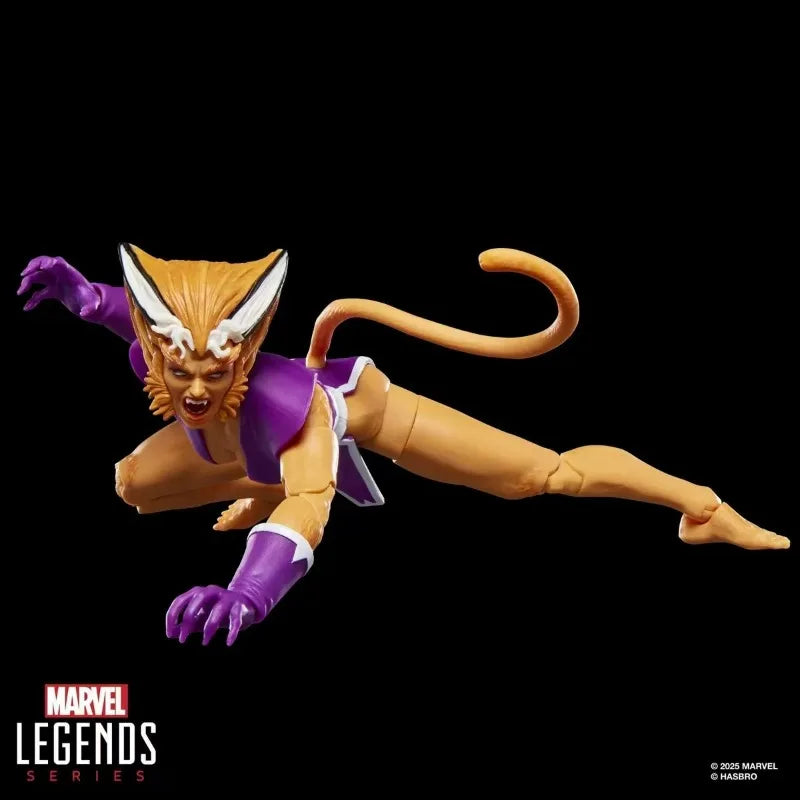 Original Hasbro Marvel Legends Series X-Men X-Force Feral Action Toy Figure Model