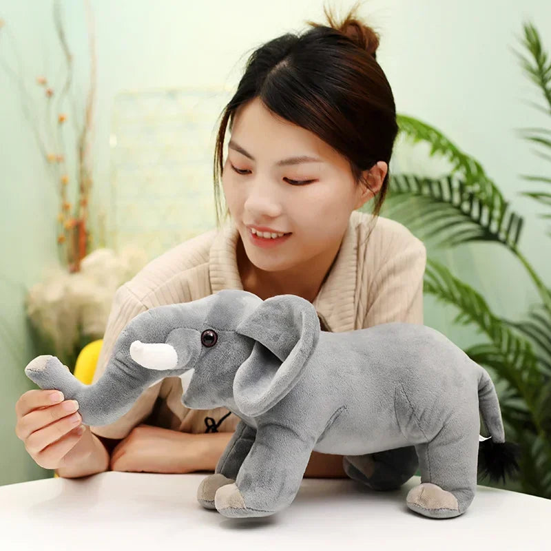 Drop Shipping soft Elephant plush Large Elephant Toys Stuffed Animals Plush Toys Friend Plush Doll Infant Toys Birthday Gift