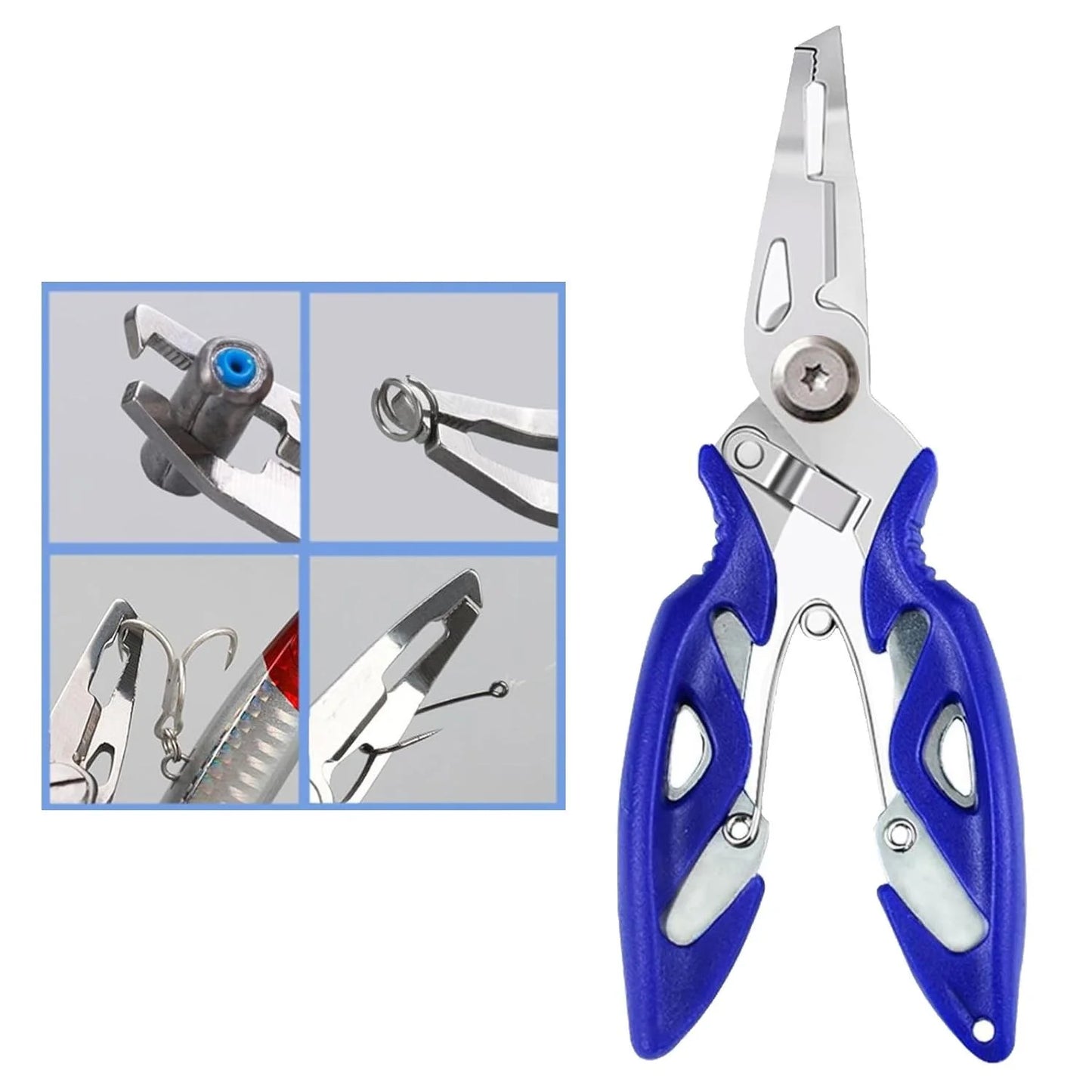 Fishing Plier Scissor Braid Line Lure Cutter Hook Remover etc. Fishing Tackle Tool Cutting Fish Use Tongs Multifunction Scissors