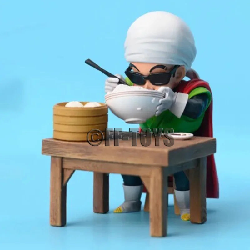 Dragon Ball Z Vegeta Goku Son Gohan Kuririn Android 8 Eating Action Figures