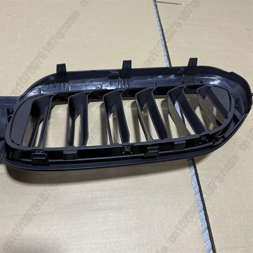 For BMW 5 Series G30 G31 520i 530i 540i 2018-2020 Gloss Black Car Front Bumper Kidney Grill Hood Grille Double Slat Body Kit
