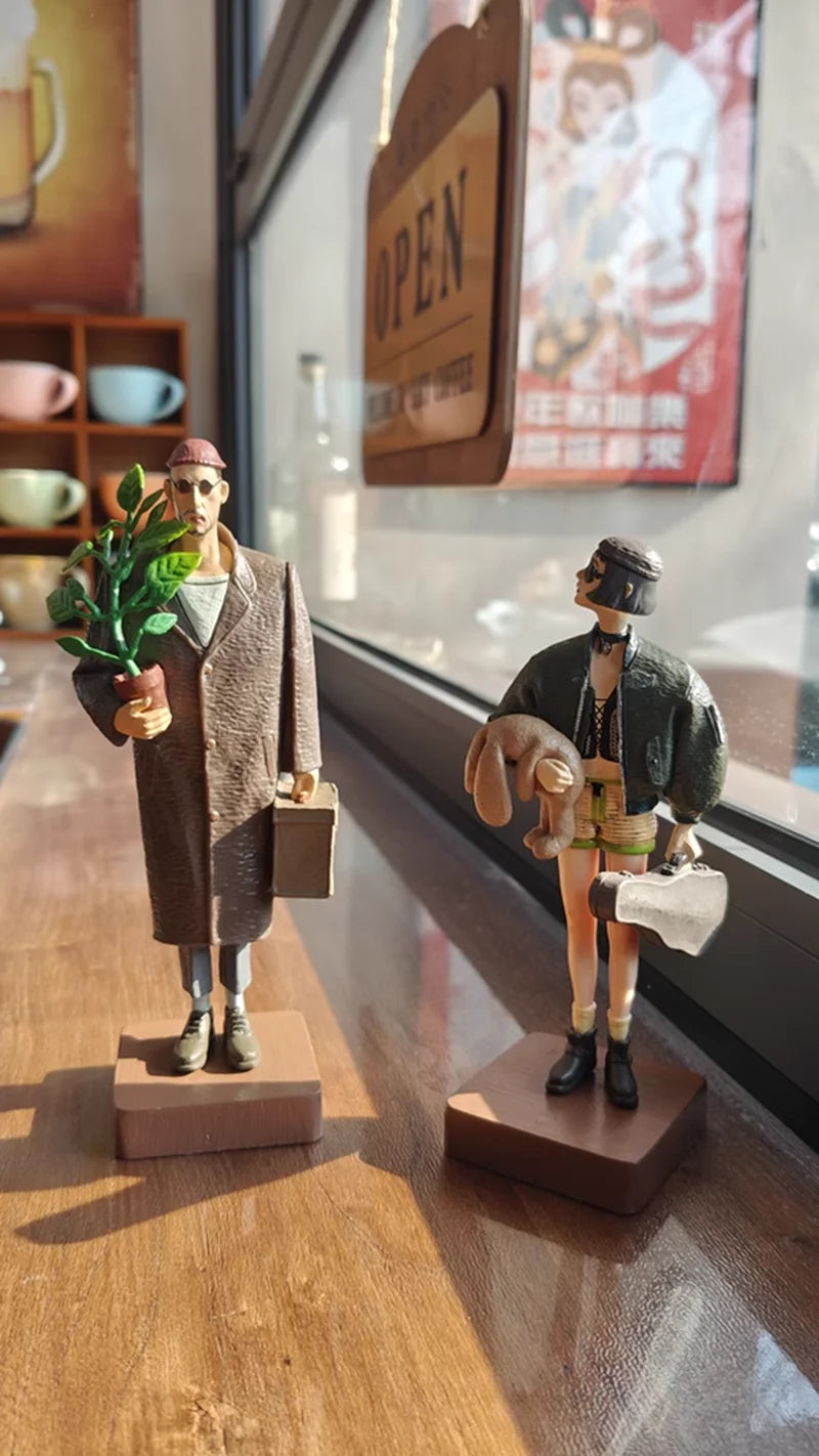 16cm Leon: The Professional Movie Peripheral Miniature Model Jean Reno Scenes