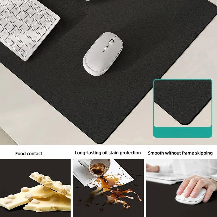 Large Waterproof Leather Mouse Pad Non-Slip Office Desk Mat Gaming Computer Table Mat for Laptop Desktop Home Work Desk Pad
