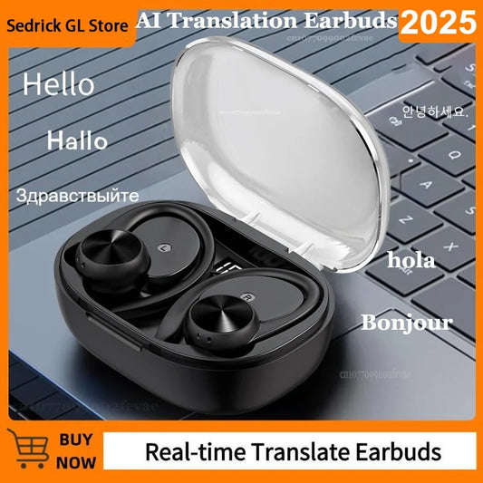 Language Translation Earbuds Online Support 144 Languages And Accent Translate Music And Call Wireless Translation Device 2025
