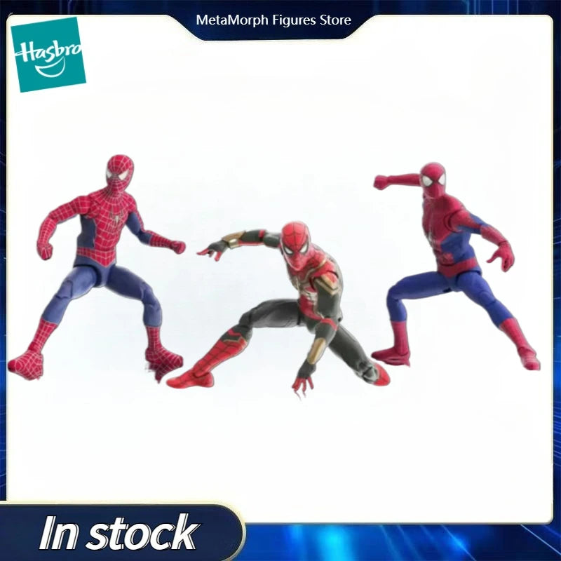 Original Hasbro Marvel Legends Series Spider-Man No Way Home Anime Figure Collection Model Toys