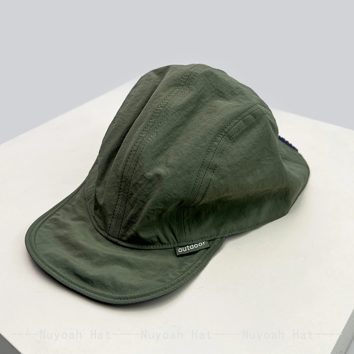 New Men Women Quick Drying Korean Letters Baseball Hats Sunshade Color Block Breathable Double-sided Wear Peaked Caps Versatile