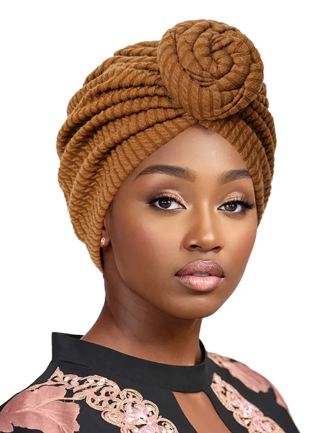 Fashion Women Turban Hijab Hats African Head Wraps Soft Elastic Muslim Hats Breathable Chemo Cap For Women Girls