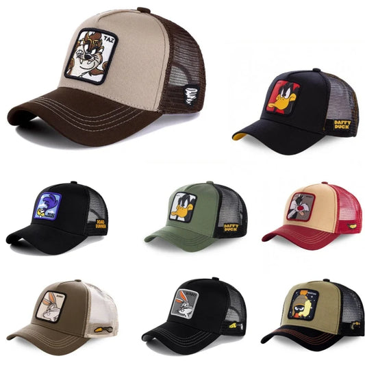 High Quality Brand Anime Cartoon Snapback Cotton Baseball Cap Men Dad Mesh Hats