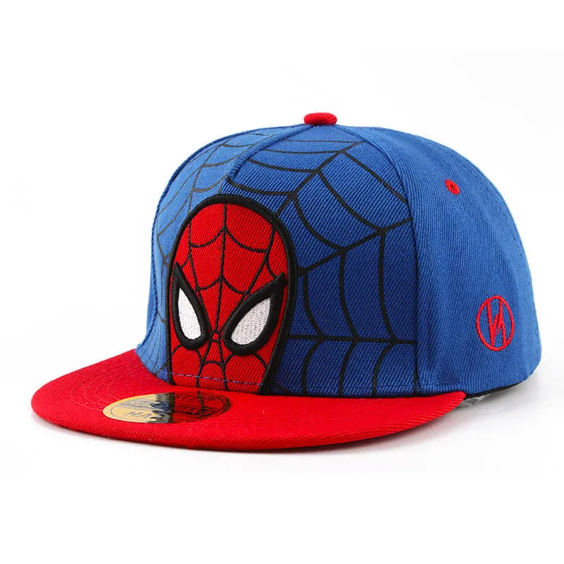 Anime Cartoon Spiderman Hats for Kids Baseball Cap Season Adjustable Caps