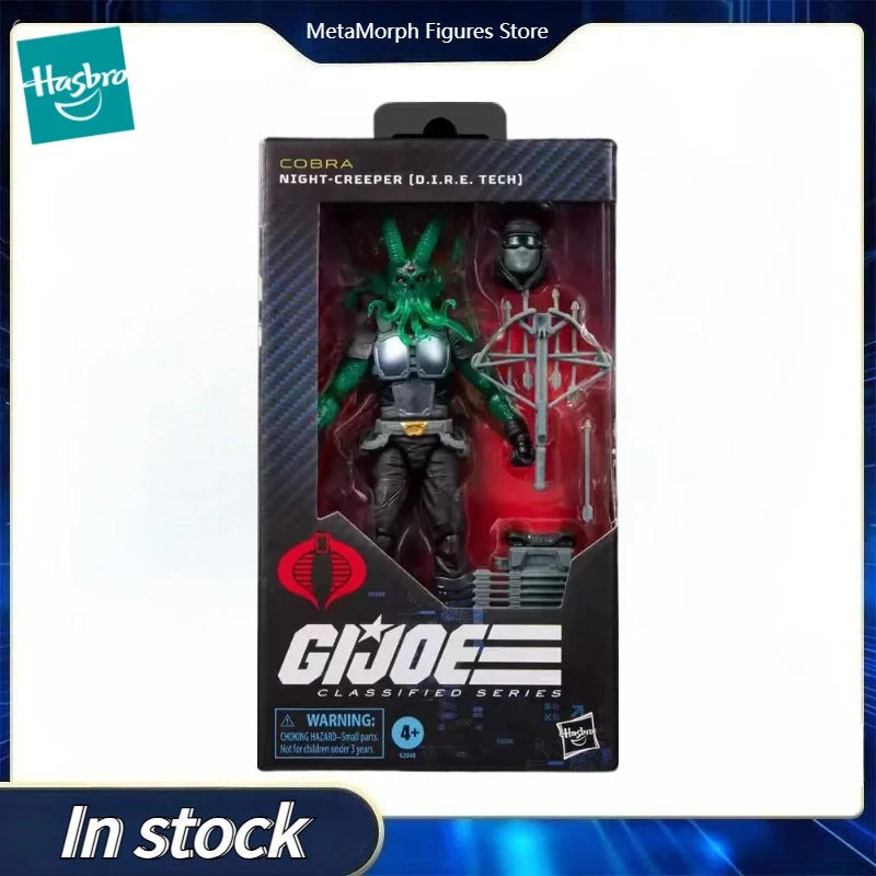 Original Hasbro G.I. Joe Classified Series 202 Night-Creeper (D.I.R.E Tech)  Action Toy Figure Model Ornaments