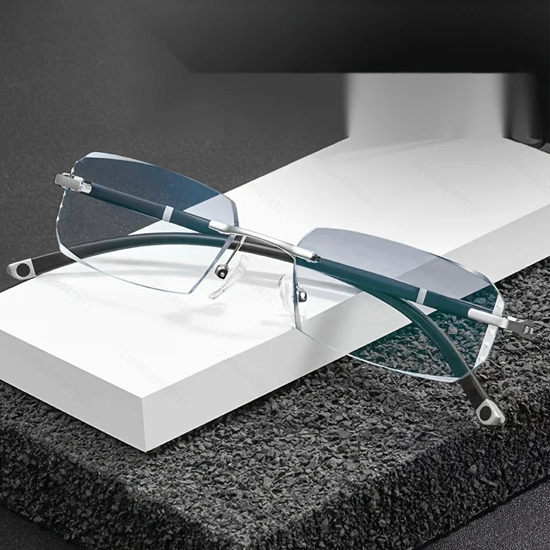 New Diamond Studded Flat Mirror for Men and Women Frameless and Cut Edge Fashionable Ultra Light High-end
