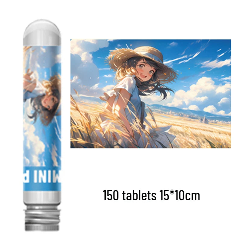 150pcs Mini Puzzle Adult Edition High Difficulty Super Difficult 150 Pieces Pocket Test Tube Advanced Puzzle Adult Puzzle Jigsaw