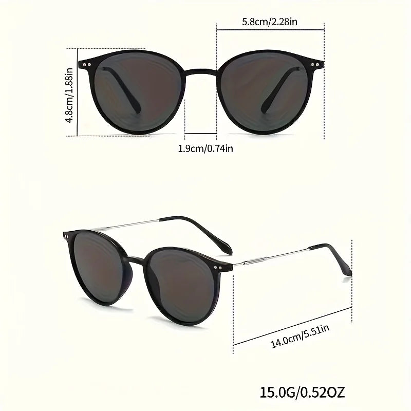 2PCS Retro Women's Glasses Stylish and Stylish Michelin Design Suitable for Daily Leisure Home Travel and Holiday Gatherings