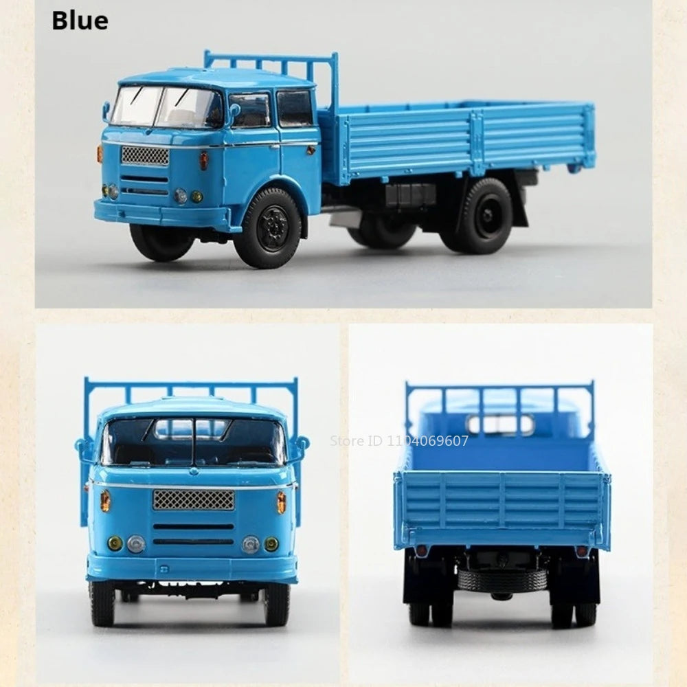 1:64 Huanghe JN150 Truck Diecast Model Alloy Toy Car Tailgate Can Lowered Metal Body c Miniature Toy Collect Souvenirs