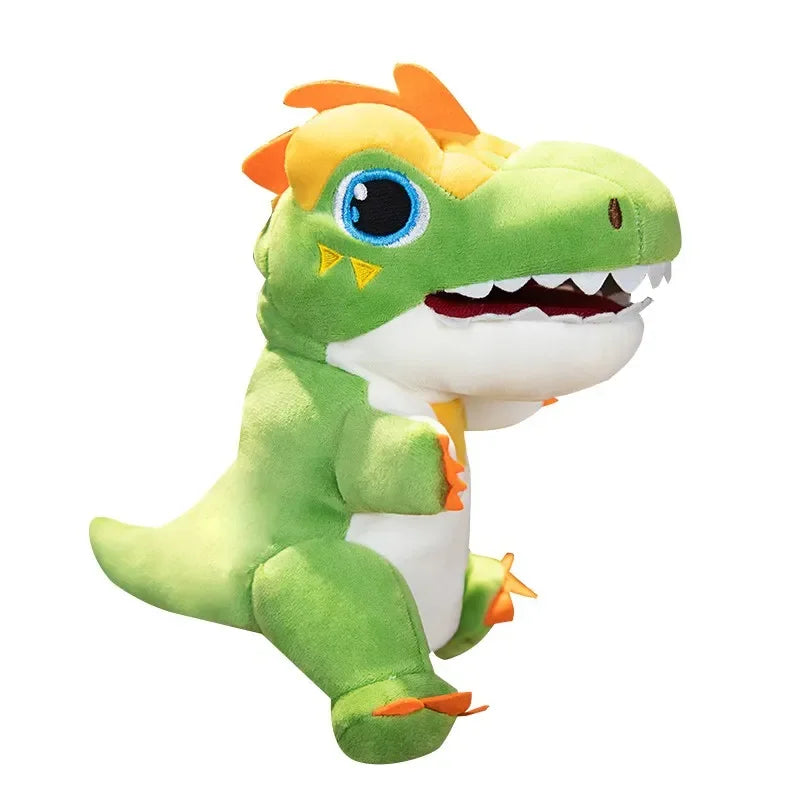 Cute Whole Body Animal Tyrannosaurus Rex Hand Puppet Plush Toy Kindergarten Story Interactive Props Parent-child Game Glove Doll