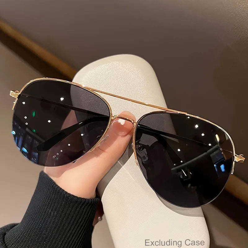 Fashion Glasses for Women and Men Classic Colored Lens Glasses Metal Frame Glasses Fashion Glasses