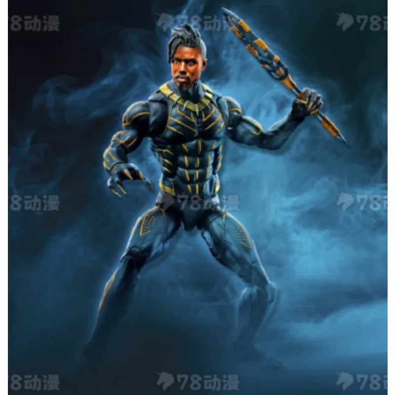 Original Hasbro Marvel Legends Series BLACK PANTHHER EVERETT ROSS & ERIK KILLMONGER Action Toy Figure Collection