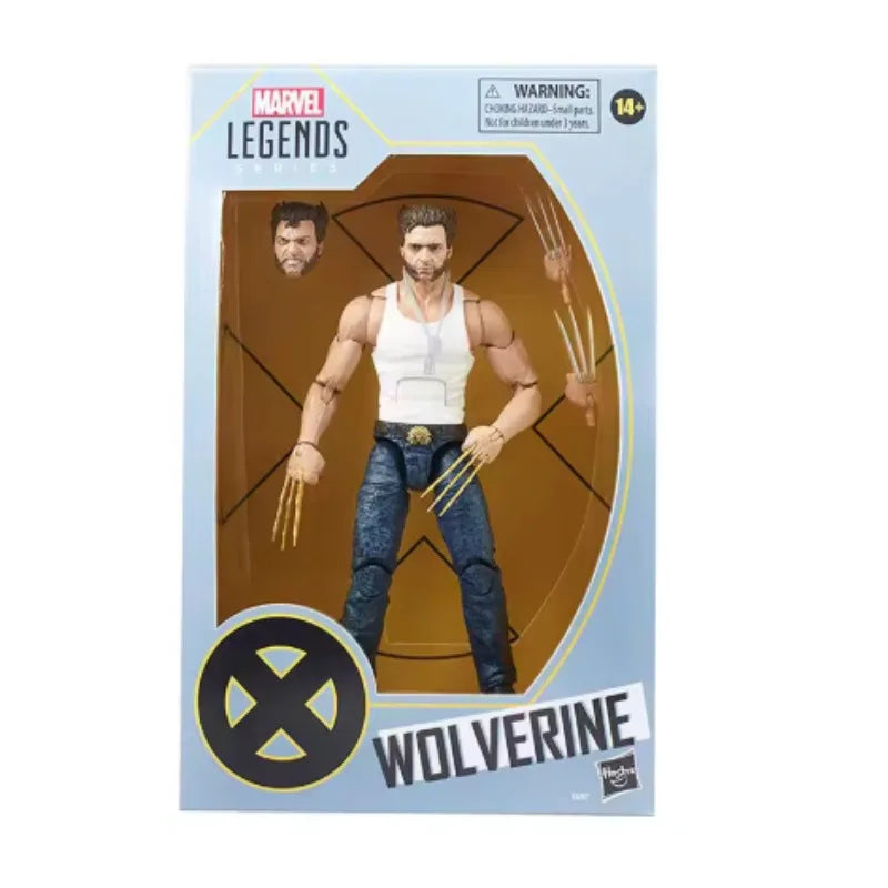 Original Hasbro Marvel Legends Series WOLVERINE Anime Figure Toy Collection Gift