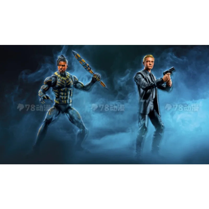 Original Hasbro Marvel Legends Series BLACK PANTHHER EVERETT ROSS & ERIK KILLMONGER Action Toy Figure Collection