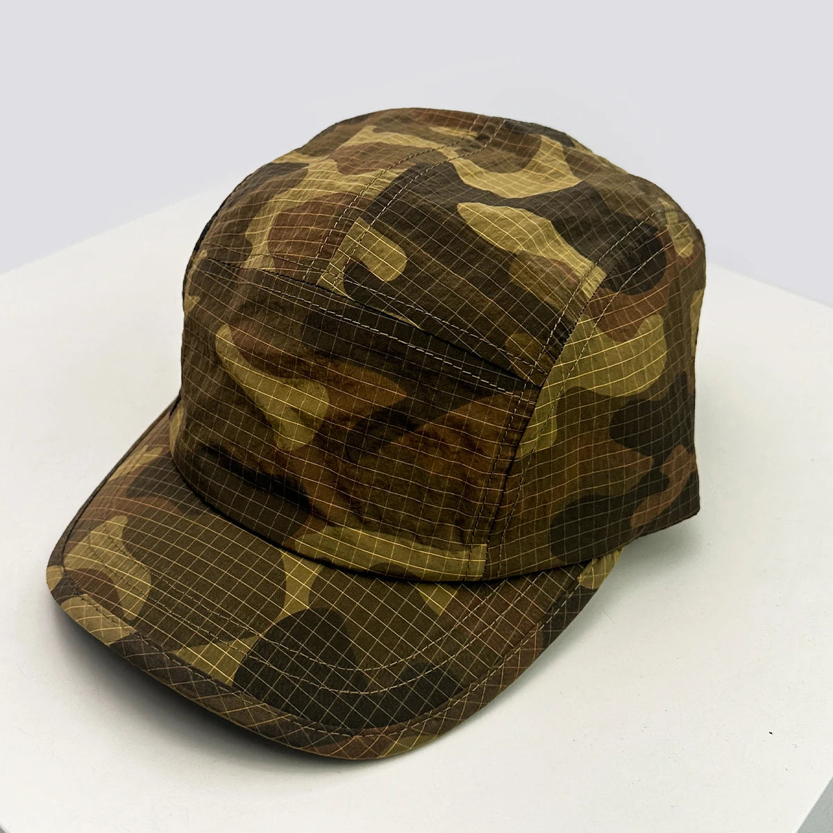 New Unisex Personal CAMO Solid Baseball Hats Sunshade Quick Drying Breathable Short Eave Peaked Caps Versatile ins Fashion Retro