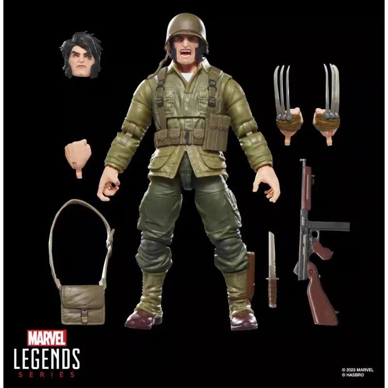Original Hasbro Marvel Legends Series WOLVERINE [WWII LOGAN] Action Toy Figure