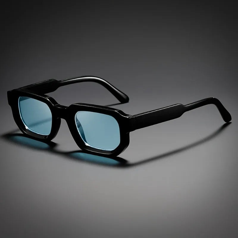 Men Vintage Rectangle Frame Sunglasses Fashion Retro Sun Glasses Luxury Brand Design UV400 Shades Eyewear Women Goggles