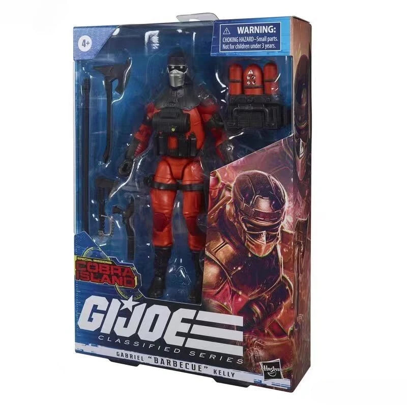 Original Hasbro G.I. Joe Classified Series COBRA ISLAND 32 GABRIEL BARBECUE KELLY Anime Figure Model Toys Ornaments