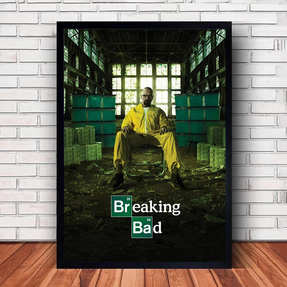 Breaking Bad TV Canvas Wall Art Print Poster Movie Art Decor Painting Unframed18